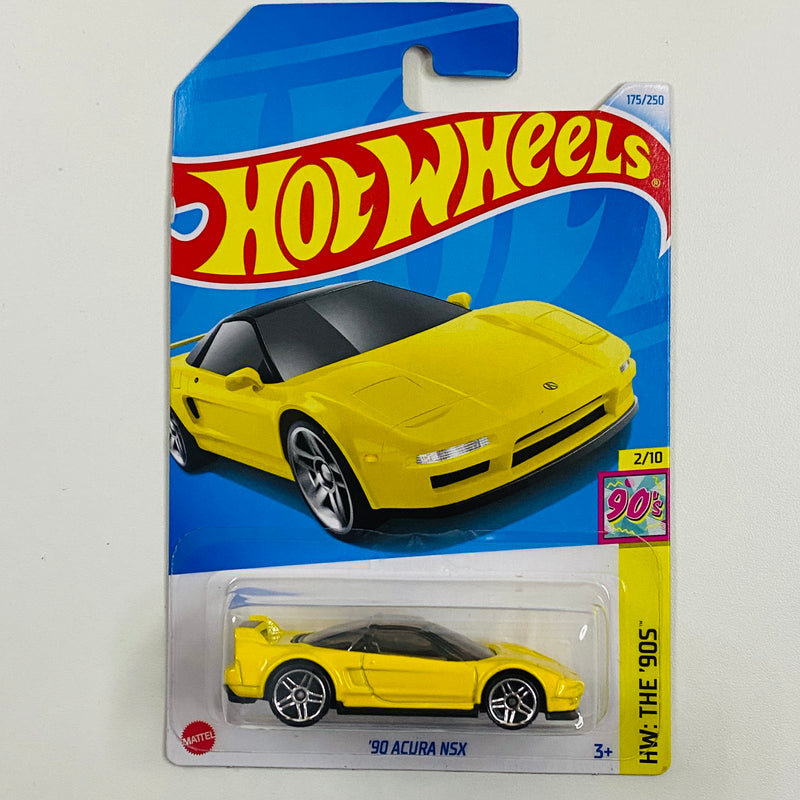 2024 Hot Wheels HW The 90s 90 Acura NSX amarillo PR5