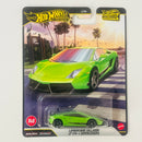 2026 Hot Wheels Premium Boulevard Lamborghini Gallardo LP 570-4 Superleggera verde Llantas de Goma RR
