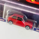 2024 Hot Wheels Premium Car Culture Japan Historics 4 73 Honda Civic Custom rojo Llantas de Goma RR