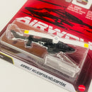 2026 Hot Wheels Premium Pop Culture Airwolf Helicopter negro Base Metal