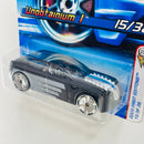 2006 Hot Wheels First Editions Unobtainium 1 015 negro Bling base ZAMAC