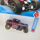 2026 Hot Wheels HW Fan Driven Bone Shaker rojo con flamas 5SP