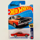 2026 Hot Wheels Screen Time Fast & Furious Rápidos y Furiosos 1970 Custom Plymouth Road Runner naranja metálico RSW