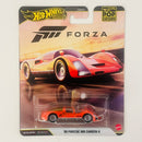 2026 Hot Wheels Premium Pop Culture Forza 66 Porsche 906 Carrera 6 naranja Llantas de Goma RR