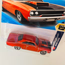 2026 Hot Wheels Screen Time Fast & Furious Rápidos y Furiosos 1970 Custom Plymouth Road Runner naranja metálico RSW