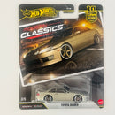 2026 Hot Wheels Premium Car Culture 10th Anniversary Modern Classics Toyota Soarer plata Llantas de Goma RR base ZAMAC