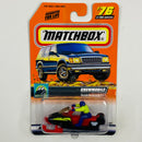 1999 Matchbox CHASE de Edición Limitada Snow Explorer Snowmobile negro con Piloto