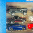 2026 Hot Wheels Silver Series Japanese Car Culture Pack de 6 JDM - Nissan Patrol Custom, Mitsubishi Pajero Evolution, Datsun Fairlady 2000, 95 Mazda RX-7 Drift, Honda Civic Si, 98 Toyota Altezza
