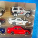 2026 Hot Wheels Silver Series Japanese Car Culture Pack de 6 JDM - Nissan Patrol Custom, Mitsubishi Pajero Evolution, Datsun Fairlady 2000, 95 Mazda RX-7 Drift, Honda Civic Si, 98 Toyota Altezza