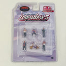 2025 American Diorama MiJo Exclusives 1:64 Limited Edition Lowriders 5 Figuras Diorama Cultura Urbana