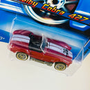 2005 Hot Wheels Shelby Cobra 427 S/C 160 rojo LW base ZAMAC