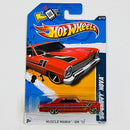 2012 Hot Wheels Muscle Mania GM 66 Chevy Nova rojo MC5