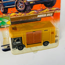 2000 Matchbox Farming Bedford Horse Box gris con 2 Caballos