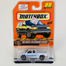 1999 Matchbox Farm 99 Chevy Silverado Pickup blanco Primera Edición