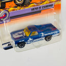 2000 Matchbox CHASE de Edición Limitada Speedy Delivery 70 El Camino Chevrolet azul metálico