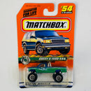 1998 Matchbox Rough 'N Tough Chevy K-1500 4x4 verde