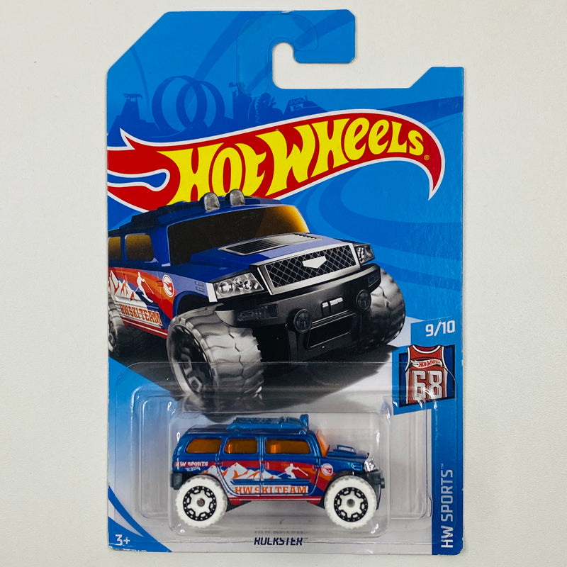 2018 Hot Wheels Treasure Hunt HW Sports Rockster azul BLOR Tarjeta Internacional