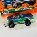 1998 Matchbox Rough 'N Tough Chevy K-1500 4x4 verde