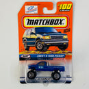 1999 Matchbox At Your Service Chevy K-1500 Pickup azul