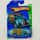 2009 Hot Wheels Treasure Hunts 37 Ford turquesa metálico 5SP base ZAMAC