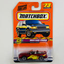1998 Matchbox Street Cruisers Ford Mustang Cobra rojo metálico