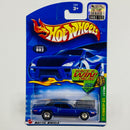 2002 Hot Wheels Treasure Hunt Factory Sealed 71 Plymouth GTX azul metálico Llantas de Goma RR