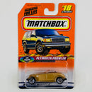 1998 Matchbox Cool Concepts Plymouth Prowler dorado metálico