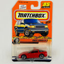 2000 Matchbox CHASE de Edición Limitada Worldwide Wheels Chevy Corvette rojo