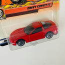 2000 Matchbox CHASE de Edición Limitada Worldwide Wheels Chevy Corvette rojo