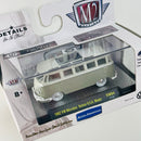 2017 M2 Machines Auto-Thentics Limited Edition 1/5,380 Volkswagen 1962 VW Microbus Deluxe USA Model VW04 gris Llantas de Goma