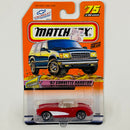 1999 Matchbox Classics 57 Corvette Hardtop Chevrolet rojo con blanco Primera Edición