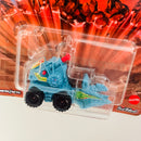 2021 Hot Wheels Premium Entertainment Masters of the Universe He-Man Battle Ram azul Llantas de Goma RR Primera Edición