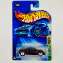 2004 Hot Wheels Treasure Hunt T-Hunt Cadillac Cien negro Llantas de Goma RR Redline