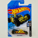 2019 Hot Wheels Super Treasure Hunt Rod Squad Street Creeper negro spectraflame Llantas de Goma RR