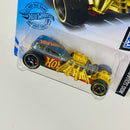 2019 Hot Wheels Super Treasure Hunt Rod Squad Street Creeper negro spectraflame Llantas de Goma RR
