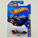 2016 Hot Wheels Super Treasure Hunt HW Race Team Carbonic azul spectraflame Llantas de Goma RR