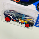 2016 Hot Wheels Super Treasure Hunt HW Race Team Carbonic azul spectraflame Llantas de Goma RR