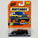 1998 Matchbox Super Cars Ferrari F-50 negro