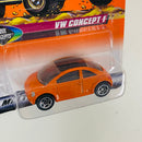 1998 Matchbox Cool Concepts Volkswagen VW Concept 1 naranja