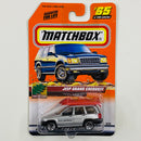 2000 Matchbox CHASE de Edición Limitada Great Outdoors Jeep Grand Cherokee plata metálico con Bote