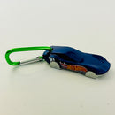 2026 Hot Wheels Experimotors El Segundo Coupe Clip azul metálico HW Racing base ZAMAC Loose/Suelto - Llavero