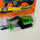 1998 Matchbox Moving Parts Big Movers Atlas Excavator verde con Cuchara Móvil