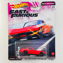 2020 Hot Wheels Premium Fast & Furious Quick Shifters Rápidos y Furiosos 65 Corvette Stingray Coupe rojo Llantas de Goma RR