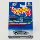 2000 Hot Wheels Ferrari 550 Maranello 235 gris metálico 5SP base ZAMAC