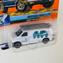 2000 Matchbox CHASE de Edición Limitada Space Explorer Mission Ford Van blanco Primera Edición - Detalle Burbuja