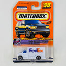 2000 Matchbox CHASE de Edición Limitada Speedy Delivery FedEx Delivery Truck Ford blanco