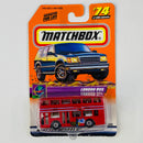 2000 Matchbox On Tour Leyland Titan London Bus rojo - Detalle Burbuja