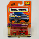 2000 Matchbox CHASE de Edición Limitada On Tour Leyland Titan London Bus rojo