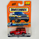 2000 Matchbox Space Explorer Mercedes Benz G Wagon rojo