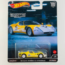 2022 Hot Wheels Premium Car Culture Exotic Envy 69 Alfa Romeo 33 Stradale amarillo Llantas de Goma RR